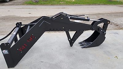 Skid Steer Backhoe Extreme Duty WITH ADJUSTABLE THUMB