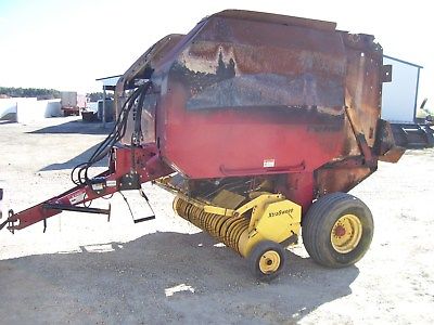 New Holland 740 Round Baler   hay rd rake bale net wrap silage special