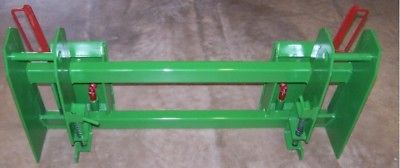 JD 600-700 loader Adapter To Skid Steer Attachments With Latches