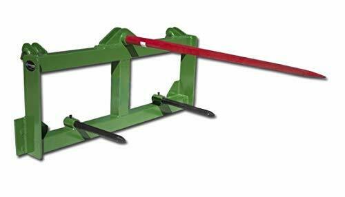 Titan Tractor Hay Spear Attachment for John Deere 3000 lb Capacity Front Loader