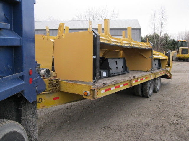 12' Loader Backhoe Tractor Snow Pusher Box HEAVY DUTY Plow Blade CAT Case IL
