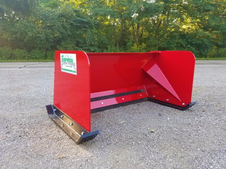 4' RED snow pusher FREE SHIPPING-RTR Toro, Dingo, Thomas, Ditch Witch, Vermeer