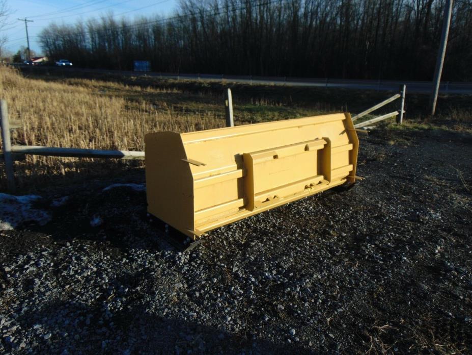 Snow Pusher, 8' Skid steer snow pusher, quick attach snow pusher