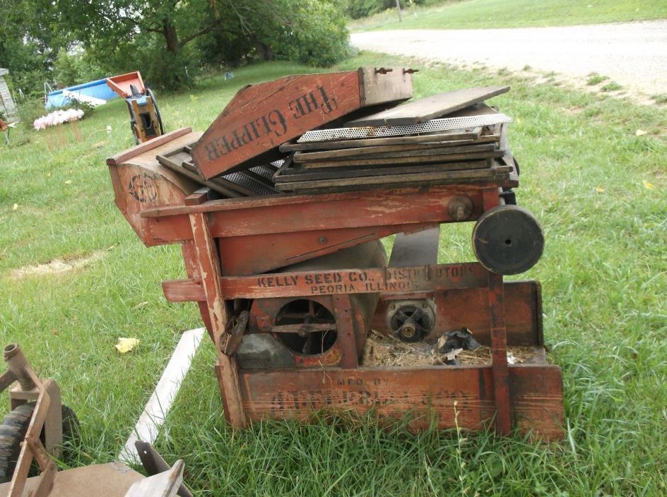 A T FERRELL CLIPPER FANNING MILL SEED CLEANER with  SCREENS