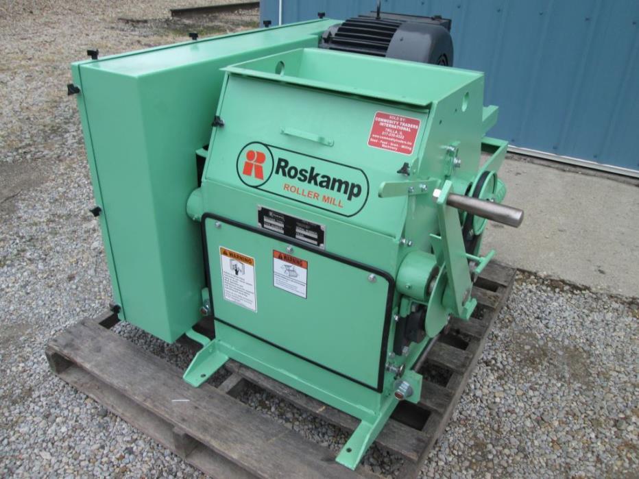 Roskamp 9X18 Single pair roller mill (single phase)
