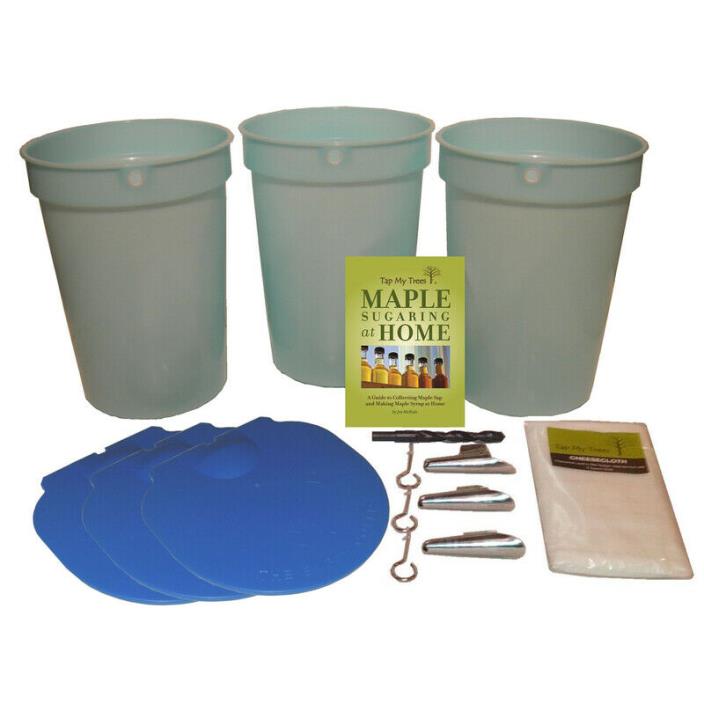 Tap My Trees Maple Sugaring Plastic Bucket Starter Kit