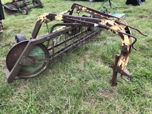 John Deere Pull Type Hay Rake - Used Farm Equipment - Antique Farm Equipment