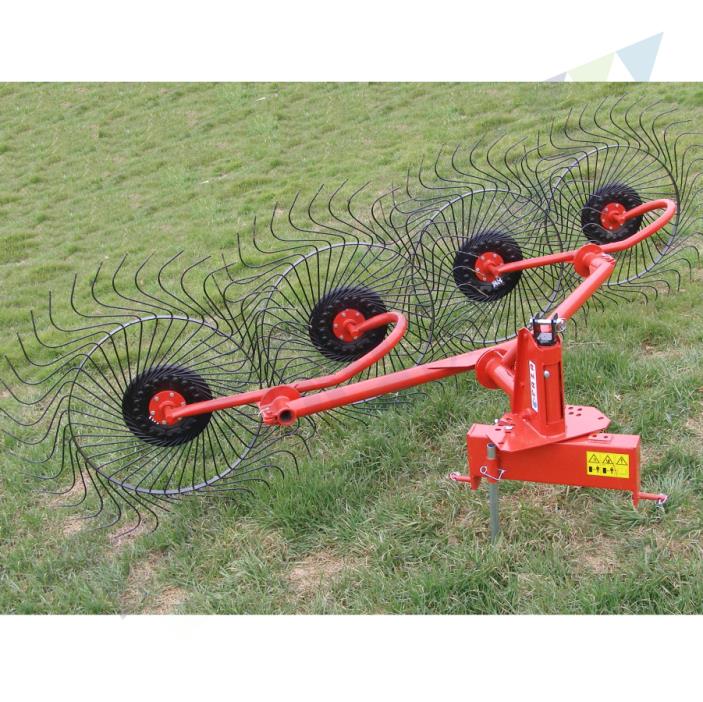 Ibex TS114 4 Wheel Hay Rake