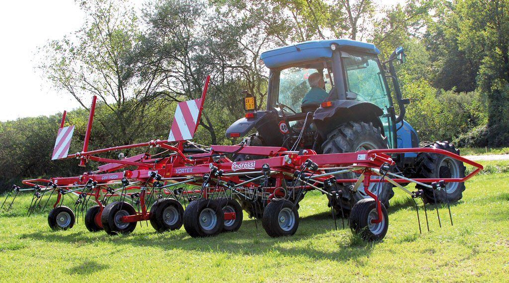 Enorossi G6 24' Pull Type Hay Tedder - Ships Free to Texas & Surrounding States!