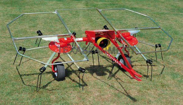 Enorossi G2 10' Pull Type Hay Tedder - Ships Free to Texas & Surrounding States!
