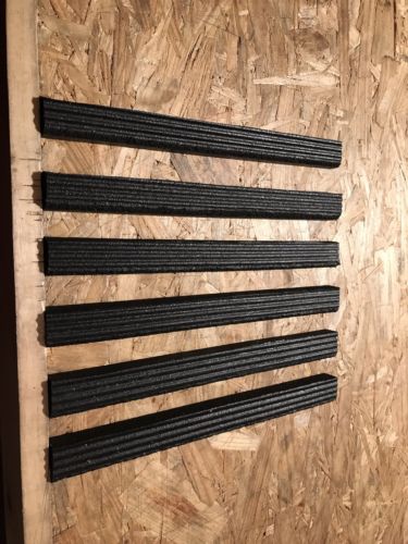Solid Rubber Strips 11 3/4 X 1 X 3/4.