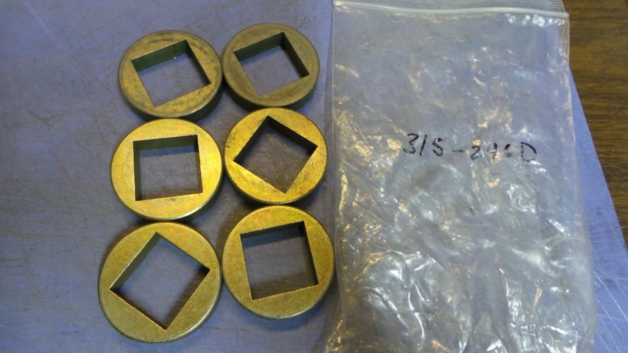 6 – LAND PRIDE 315-246D 1 – ¼” Square Bar Spacer 1/2 LG (1/2” thick). NEW