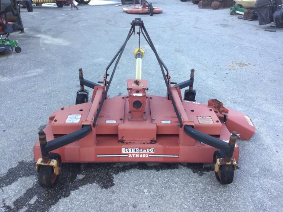 Nice Bush Hog ATH 600 5 FT 3 Point Hitch Finish Mower