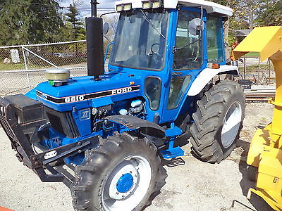 Ford 6610 tractor diesel 4x4 drive, cab, air, PTO, three point hitch!