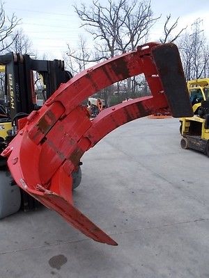 2013 BOLZONI AURAMO 84 INCH PAPER ROLL FORKLIFT CLAMP ROLL ATTACHMENT CASCADE