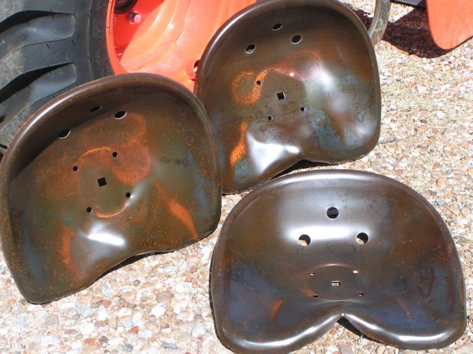 THREE DEEP Steel tractor Metal Farm machinery stool seat s New Old Style