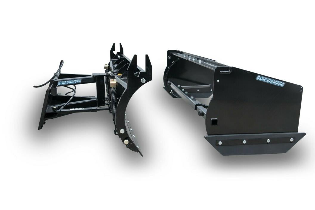 Blue Diamond Trip Edge Blade Pusher  Skid Steer Attachment 96