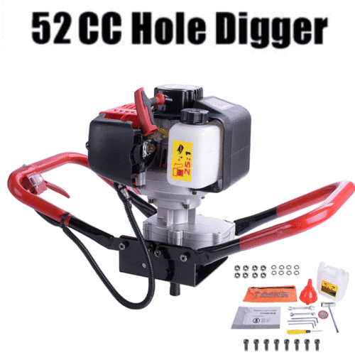 52CC 2.3HP Gas Powered Post Hole Digger Post Hole Auger Digger Machine USA