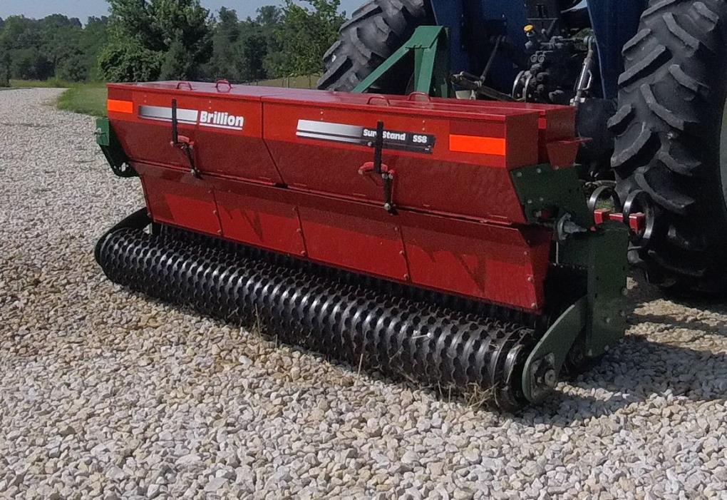 Brillion Sure Stand Seeder, Model SSBP-8, Excellent Condition, Ready for Use