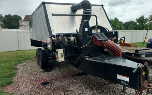 Finn MTS15 MTS-15 Bark Blower Mulch Mule Conveyor Belt Transfer System Dump Bed
