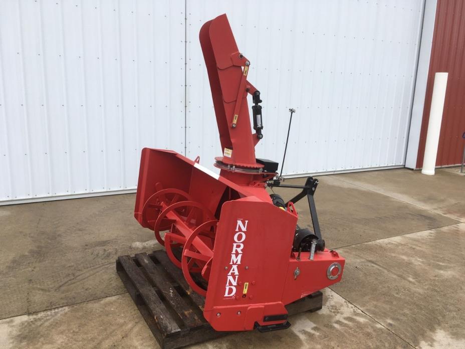 New Normand N74 260C Snowblower Two Stage 3pt PTO Powered Hyd. Chute Angle