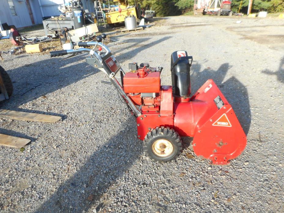 TORO ELECTRIC START 824 GAS POWERED SNOW BLOWER THROWER