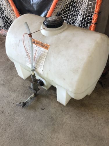 55 Gallon Horizontal Poly Tank Plastic Container