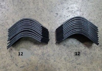 12 Each LH & RH Tiller Tines for Befco T30 Series Tiller 003-0104S & 003-104D