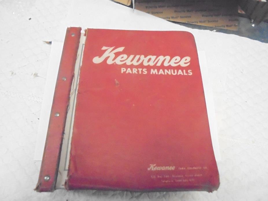 large kewanee farm equipment dealer parts manual bush hog 1961 rough cover