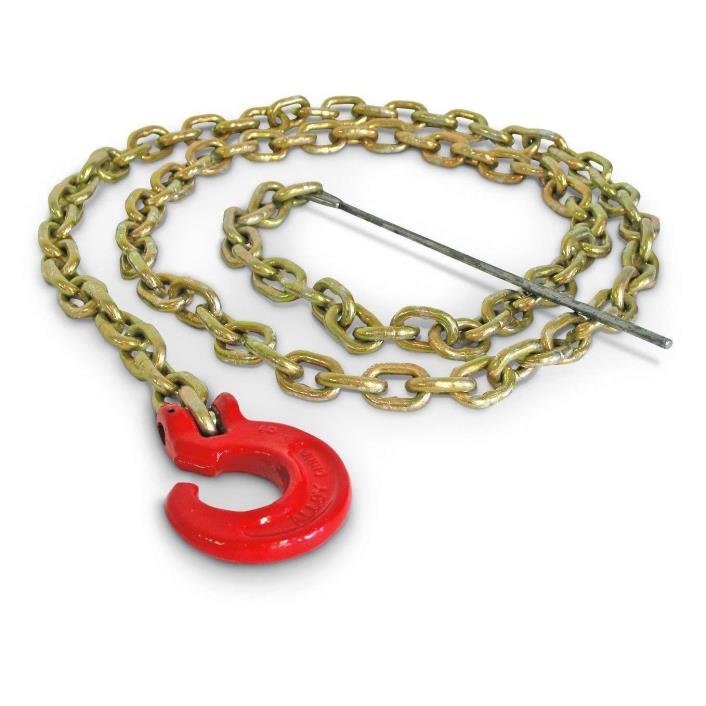 LOGGING CHAIN - CHOKER CHAIN - 7 Feet w Choker Hook, Probe 1/4 Grade 70