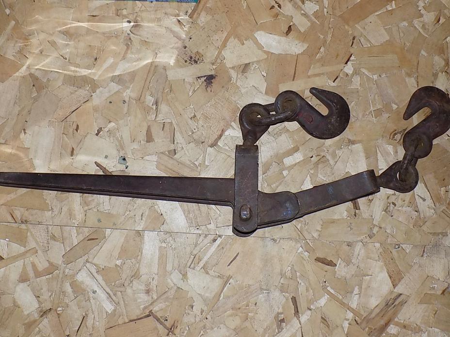 DIXIE LOGGING chain binder Hook heavy duty metal industrial skidding log dog