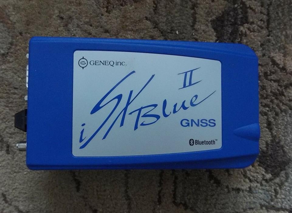 Geneq iSXBlue II High-precision GNSS/GPS Receiver (Android, iOS and Windows)