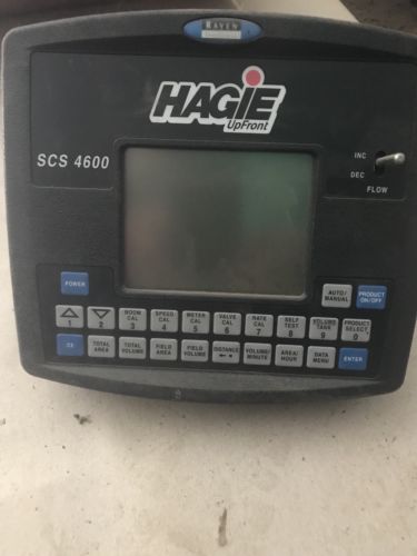 Raven SCS 4600 rate controller Labeled Hagie