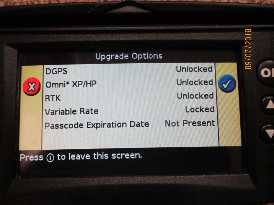 Trimble  EZ-Guide 500 DGPS Omni HP*XP  RTK Unlocked  GPS