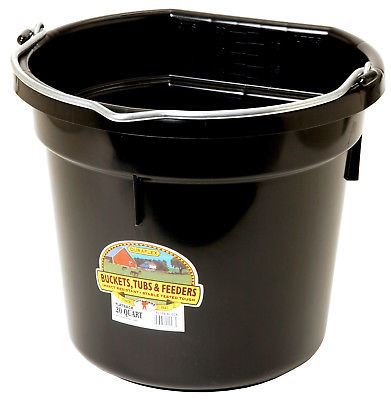 Bucket 20qt Plas Blk