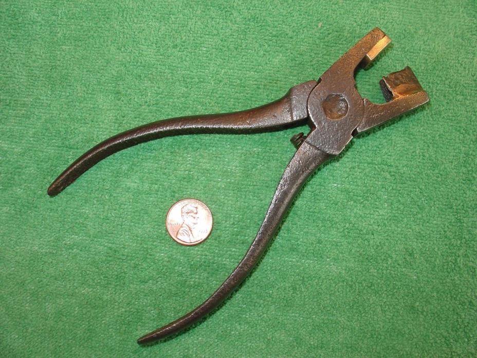 VINTAGE KETCHUM MFG. CO. TATOO 6'' PLIERS WITH BRASS INSERTS