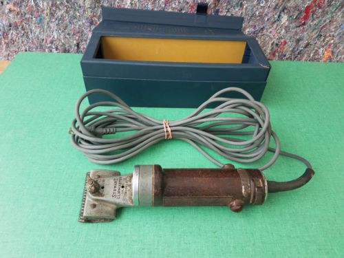 Vintage Stewart CLIPMASTER Clip Master Clippers Chicago Flexible Shaft Co Tested