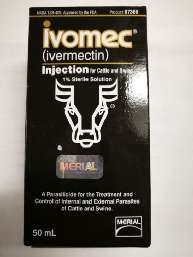 IVOMEC 50 ML INJECTABLE - 1 box of 50 mL FAST DELIVERY