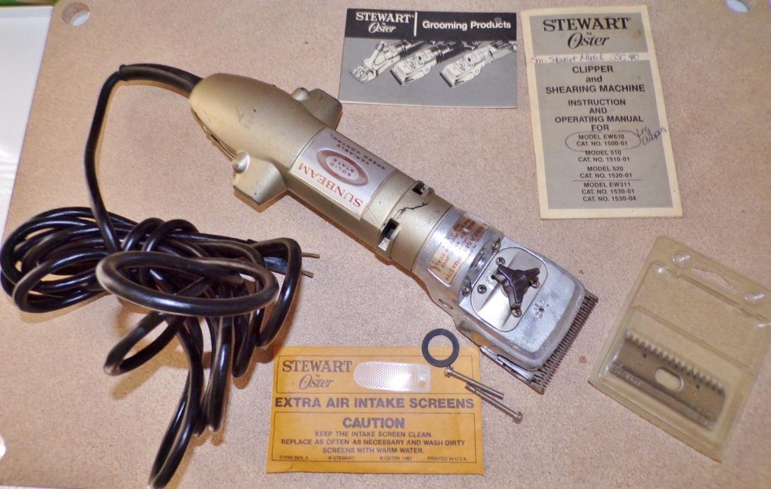 CLIPMASTER 610 Variable Speed Animal Livestock Clippers-w/ EXTRAS-Good Condition