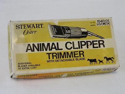 Vintage Stewart By Oster Animal Clipper Trimmer SSC40  - NEW In BOX (Other)