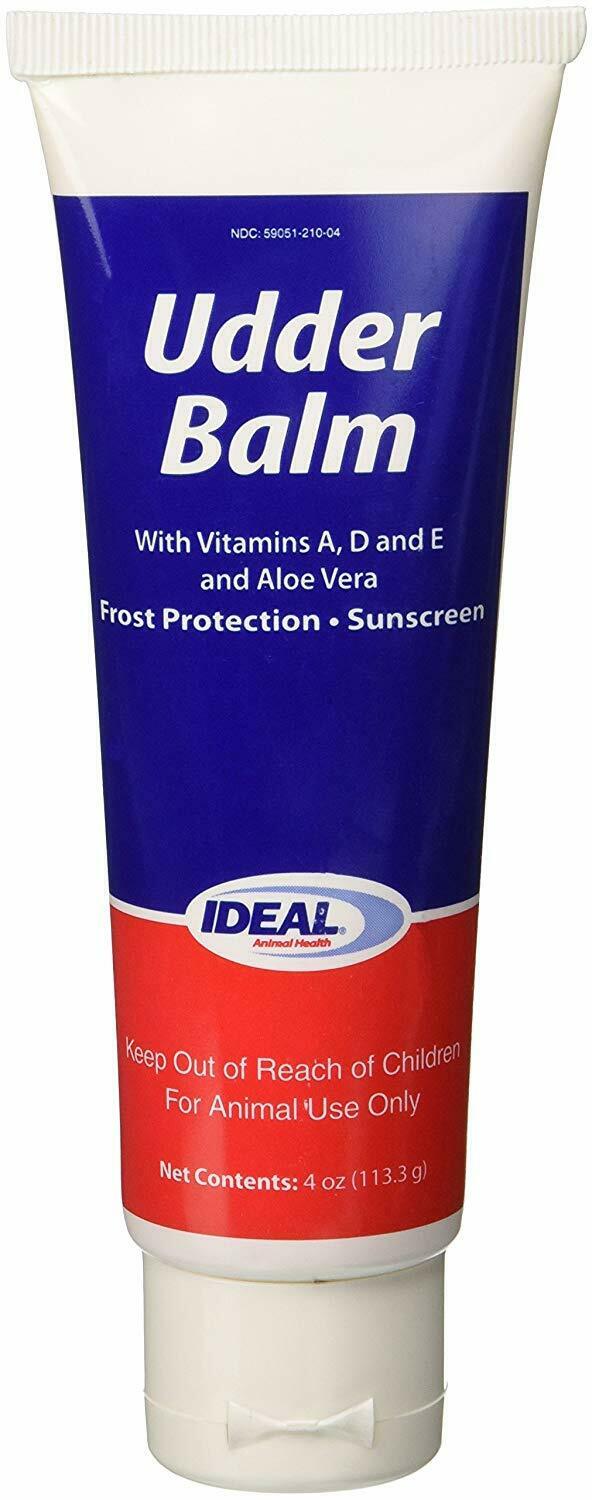 Neogen Ideal Udder Balm Cream Lotion 4oz Vitamin A D E Aloe Frost Sun Protection