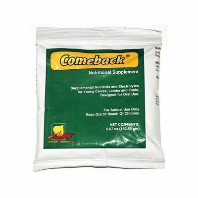 Aspen Comeback Replenish Powder 5.67 oz Rehydration Calves Lambs Foals