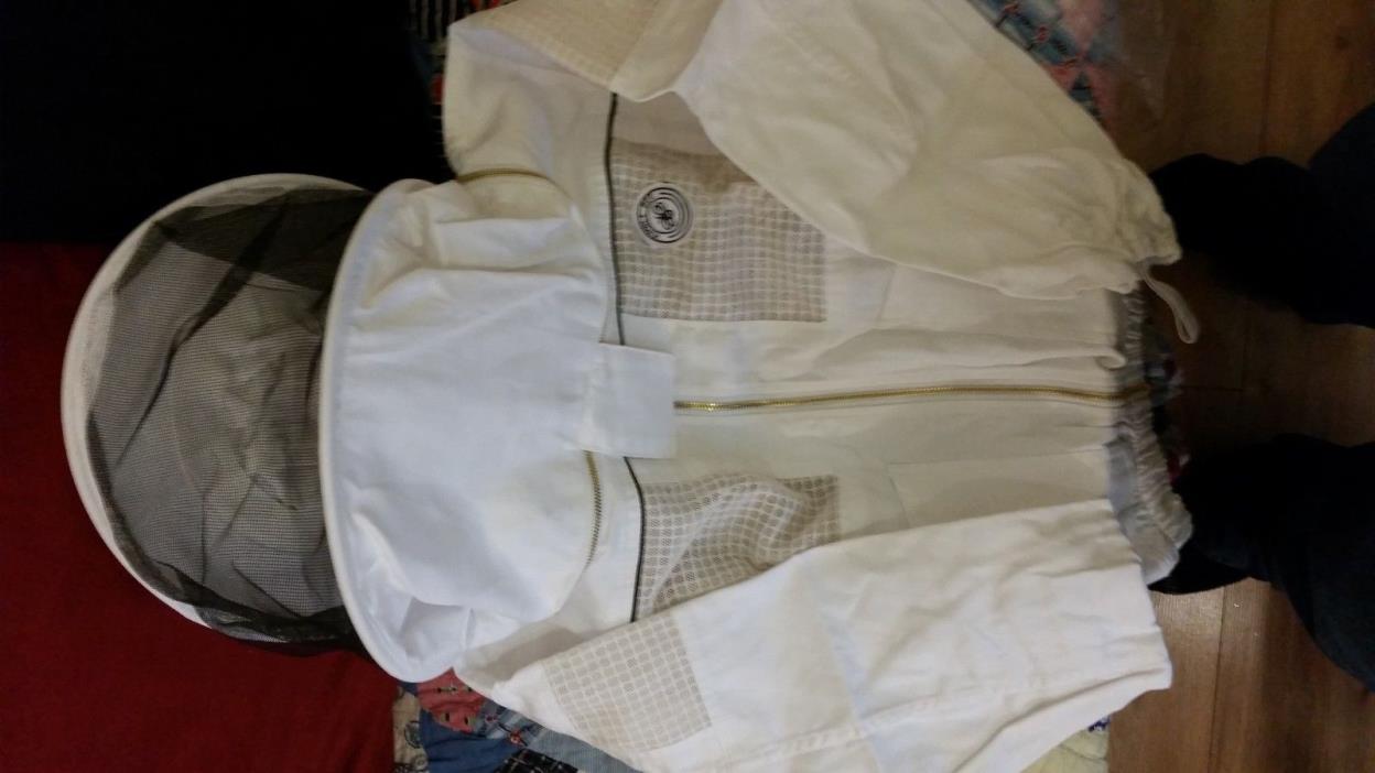 Humble Bee 332 Ventilated Beekeeping Jacket with Square Veil (X Small)