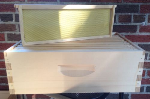 Honey Super 10 frame , Frames & Foundation included ,assembled