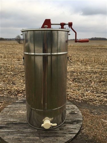 Honey Extractor Goplus Large Stainless Steel Beekeeping Equipment Bee Hive NICE!