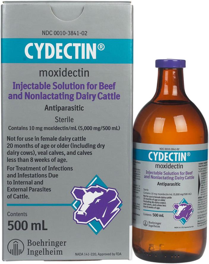 Bayer Cydectin Injectable 500ml Cattle