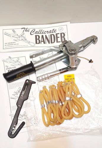CALLICRATE BANDER Set w/Bands by No-Bull Enterprises; Excellent Used Condition