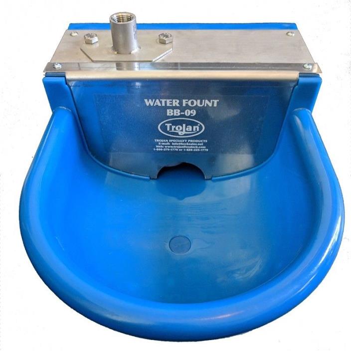 Trojan BB09 Automatic waterer - Stainless Steel and Nylon Stall Waterer