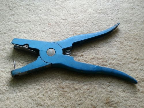 Vintage Metal Allflex  Cattle Ear Tagger