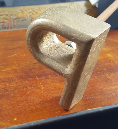 Livestock Freeze Branding Iron 3 inches Letter P Made by L & H MFG Co